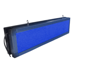 Μπλε Επιγραφή Led Μονη