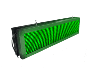 Led Επιγραφη πρασινη διπλής Όψης 104x23 Εξωτερική USB