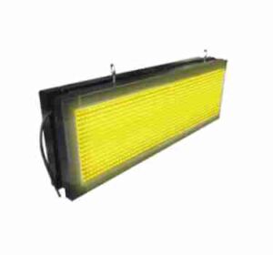 Led επιγραφη κιτρινη 104x40